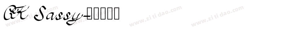 CK Sassy字体转换